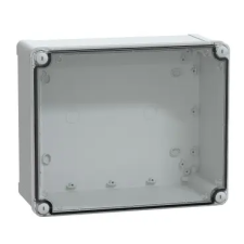 Schneider Electric SCHNEIDER NSYTBP292412HT Ipari műanyag doboz 291x241x128 magas átlátszó fedéllel villanyszerelés