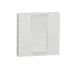 Schneider Electric SCHNEIDER NU341718 UNICA SYSTEM+ Infraplus 1xRJ45 csatlakozó, Cat6, STP, fehér villanyszerelés