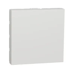 Schneider Electric SCHNEIDER NU986618 UNICA SYSTEM+ Vakfedél 2 modulos, fehér villanyszerelés