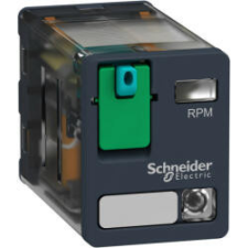 SCHNEIDER Electric Schneider RPM22BD Zelio RPM teljesítményrelé, 2CO, 15A, 24VDC, tesztgomb, LED (RPM22BD) villanyszerelés