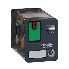 Schneider Electric Schneider RPM22E7 Zelio RPM teljesítményrelé, 2CO, 15A, 48VAC, tesztgomb, LED villanyszerelés