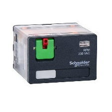 Schneider Electric Schneider RPM41P7 Zelio RPM teljesítményrelé, 4CO, 15A, 230VAC, tesztgomb villanyszerelés
