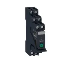 Schneider Electric SCHNEIDER RXG21BDPV Zelio RXG Interfész relé, 2CO, 5A, 24VDC, tesztgomb villanyszerelés