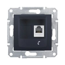 Schneider Electric Schneider SDN4101170 SEDNA grafit 1xRJ11 aljzat (SDN4101170) villanyszerelés