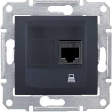 Schneider Electric Schneider SDN4900170 SEDNA grafit 1xRJ45 Cat6 STP aljzat (SDN4900170) villanyszerelés