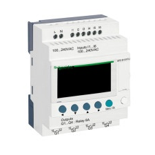 Schneider Electric Schneider SR3B101FU 10 I/O, relés, óra, 230VAC villanyszerelés