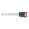Schneider Electric Schneider XB5AA84101 Harmony komplett műanyag reset nyomógomb, Ø22, 17-120mm mélység, piros, "O"