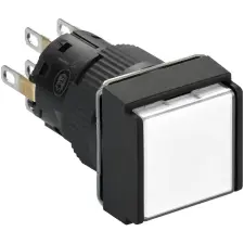 Schneider Electric SCHNEIDER XB6ECF1B2P Világító nyomógomb, fehér 2NO NC villanyszerelés