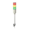Schneider Electric SCHNEIDER XVGM3 Harmony Easy komplett fényoszlop, 3 szintes, piros-narancs-zöld, 230 VAC, tartócsöves, L-konzolos rögzítésű