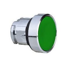 Schneider Electric Schneider ZB4BH03 Harmony fém nyomógomb fej, Ø22, nyomó-nyomó, zöld villanyszerelés