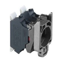 Schneider Electric Schneider ZB4BZ1035 Harmony fém rögzítőaljzat és érintkezőblokk, 2NO, rugós csatlakozós villanyszerelés