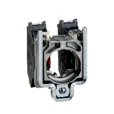 Schneider Electric Schneider ZB4BZ1055 Harmony fém rögzítőaljzat és érintkezőblokk, 1NO+1NC, rugós csatlakozós villanyszerelés