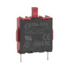 Schneider Electric Schneider ZB6E2A Harmony XB6 Érintkezőblokk 2 NO, ezüstözött villanyszerelés