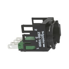 Schneider Electric Schneider ZB6Z4B Harmony XB6 Nyomógomb vil.választókapcsoló aljzat, 2N/C villanyszerelés