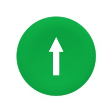 Schneider Electric Schneider ZBA7335 Harmony Ø22 nyomógomb zöld tető jelölt nyíl, kettősfejű készülékhez villanyszerelés