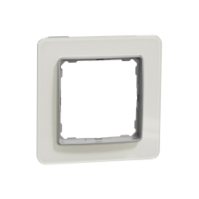 Schneider Electric SDD360801 1-es opál keret, IP20 és IP44 szerelvényekhez (Sedna Elements) villanyszerelés