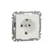 Schneider Electric Sedna Design 2P+F csatlakozóaljzat, rugós bekötés, 16A, fehér