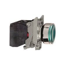 Schneider Electric XB4 Zöld (XB4BW33M5) villanyszerelés