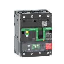 Schneider Electric Zrt. Compact NSXm Vigi megszakító 4P 100A 25kA síncsatlakozókkal C11B44V100B Schneider villanyszerelés