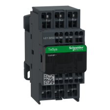 Schneider Electric Zrt. Schneider AC mágneskapcsoló, 11kW/25A (400V, AC3), rugós csatlakozás villanyszerelés