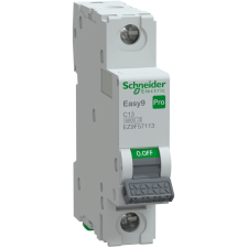 Schneider Electric Zrt. Schneider Easy9 Pro kismegszakító 1P C 13A (EZ9F57113) villanyszerelés