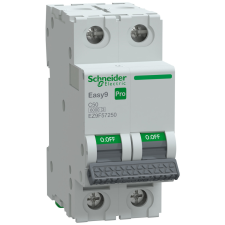 Schneider Electric Zrt. Schneider Easy9 Pro kismegszakító 2P C 50A (EZ9F57250) villanyszerelés