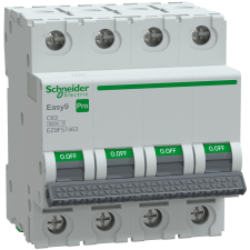 Schneider Electric Zrt. Schneider Easy9 Pro kismegszakító 4P C 63A (EZ9F57463) villanyszerelés