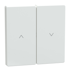 Schneider Electric Zrt. Schneider Merten dupla billentyű, redőnyvezérléshez, lótuszfehér (System Design) villanyszerelés