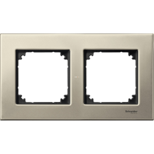 Schneider Electric Zrt. Schneider Merten kettes keret, titánium (M-Elegance) villanyszerelés