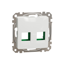 Schneider Electric Zrt. Schneider Sedna 2xRJ45 adapter, SYSTIMAX, RDM betétekhez, fehér villanyszerelés