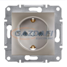 SCHNEIDER EPH2900169 ASFORA 2P+F csatlakozóaljzat, csavaros, bronz villanyszerelés