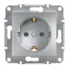 SCHNEIDER EPH2900261 ASFORA 2P+F csatlakozóaljzat, gyermekvédelemmel, csavaros, alumínium