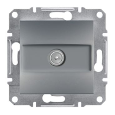 SCHNEIDER EPH3200162 ASFORA végzáró/1 dB TV aljzat acél (EPH3200162) villanyszerelés