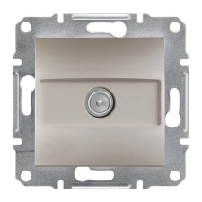 SCHNEIDER EPH3200169 ASFORA TV aljzat, végzáró, 1 dB, bronz villanyszerelés