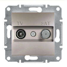 SCHNEIDER EPH3400369 ASFORA TV/SAT aljzat, átmenő, 8 dB, bronz villanyszerelés