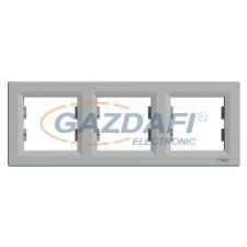 SCHNEIDER EPH5800361 ASFORA Hármas keret, vízszintes, alumínium villanyszerelés