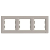 SCHNEIDER EPH5800369 ASFORA Hármas keret, vízszintes, bronz