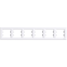 SCHNEIDER EPH5800621 ASFORA Vízszintes, fehér 6-os keret villanyszerelés