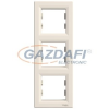 SCHNEIDER EPH5810323 ASFORA Hármas keret, függőleges, bézs