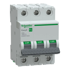 SCHNEIDER EZ9F57363 EASY9 PRO Kismegszakító, 3P, C, 63A villanyszerelés