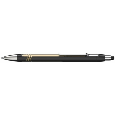 SCHNEIDER Golyóstoll, 0,7 mm, nyomógombos, érintőképernyőhöz, fekete-arany tolltest,SCHNEIDER "Epsilon Touch XB", kék toll