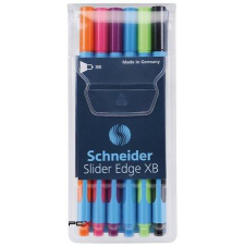 SCHNEIDER Golyóstoll készlet, 0,7 mm, kupakos, SCHNEIDER &quot;Slider Edge XB&quot;, vegyes színek toll