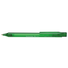 SCHNEIDER Golyóstoll nyomógombos 0,5mm, Fave, írásszín zöld (E130404) (E130404) toll