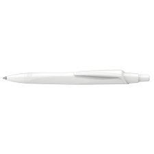 SCHNEIDER Golyóstoll nyomógombos 0,5mm, fehér test Schneider REco M, írásszín kék toll
