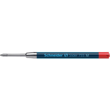 SCHNEIDER Golyóstollbetét, 0,5 mm, SCHNEIDER &quot;Slider 755&quot;, piros tollbetét