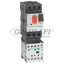 SCHNEIDER GV2ME08K1BW3 Komplett motorindító, 4A, 24VDC villanyszerelés