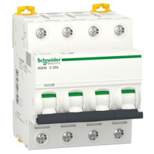 SCHNEIDER iK60N 4P 6kA C 25A kismegszakító villanyszerelés
