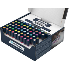 SCHNEIDER Kétvégű marker készlet, 72 darabos, schneider &quot;paint-it 040 twin marker set complete&quot;, 30 különböző szín ml04010901 filctoll, marker