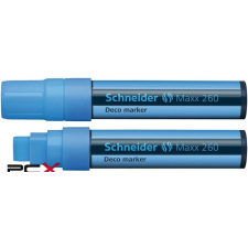 SCHNEIDER Krétamarker, 5-15 mm, SCHNEIDER &quot;Maxx 260&quot;, világos kék filctoll, marker