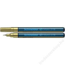 SCHNEIDER Lakkmarker, 0,8 mm, SCHNEIDER Maxx 278, arany (TSC278AR) filctoll, marker